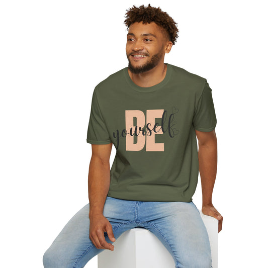 Unisex Softstyle T-Shirt with 'Be Yourself' Design - Affirmation Tee for Casual Wear, Gift for Self-Love, Everyday Comfort, [...]