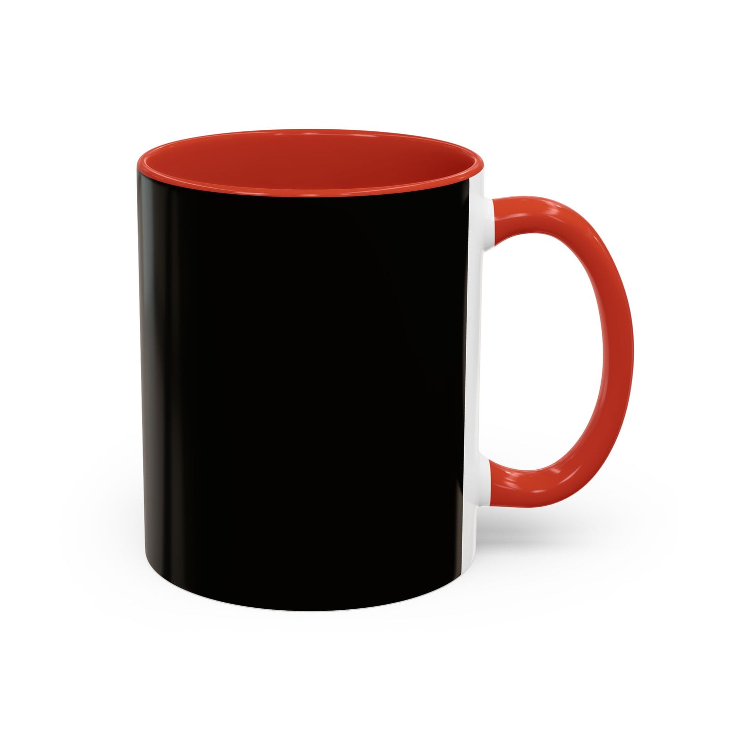 Black Accent Coffee Mug — "Abafamilystore: Faith • Family • Purpose" Gold Logo