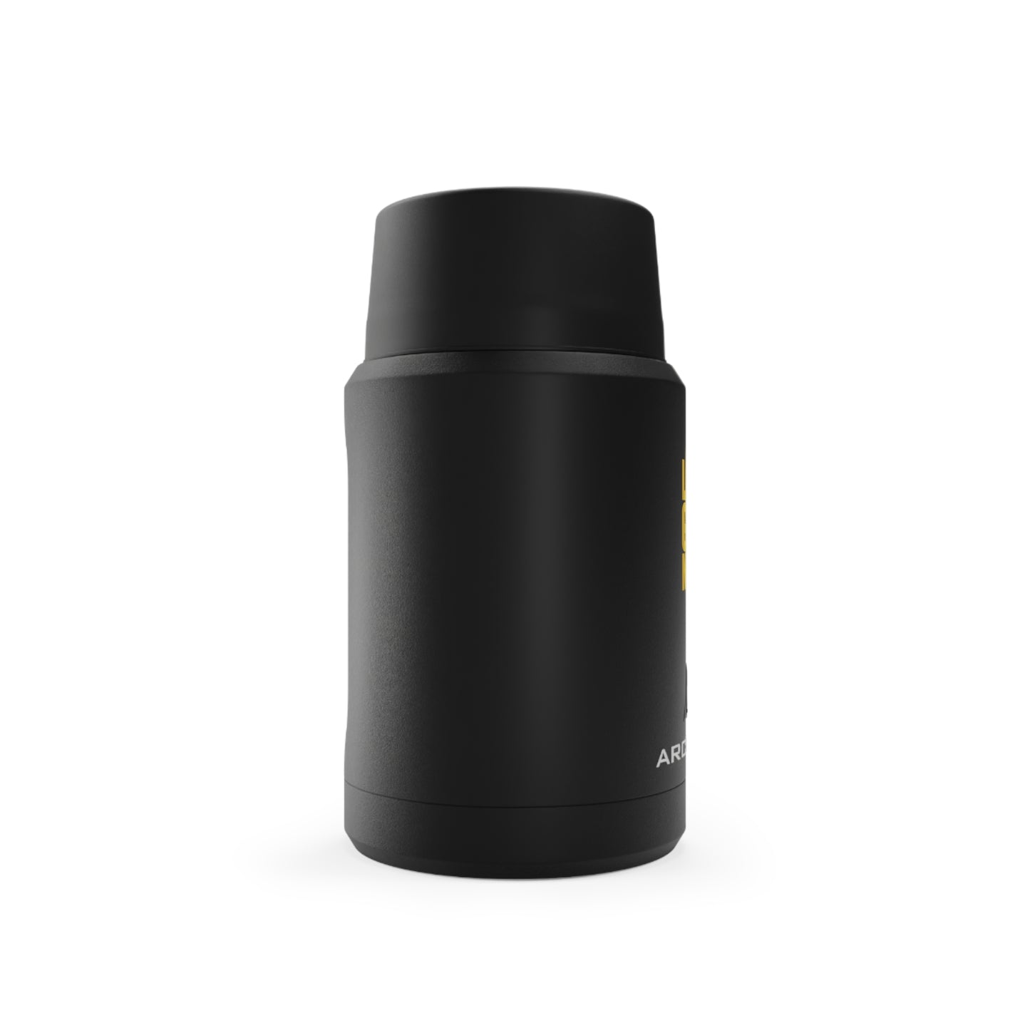 Titan Copper Insulated Food Jar — "LOVE GOD NUFF" Matte Black Thermal Container