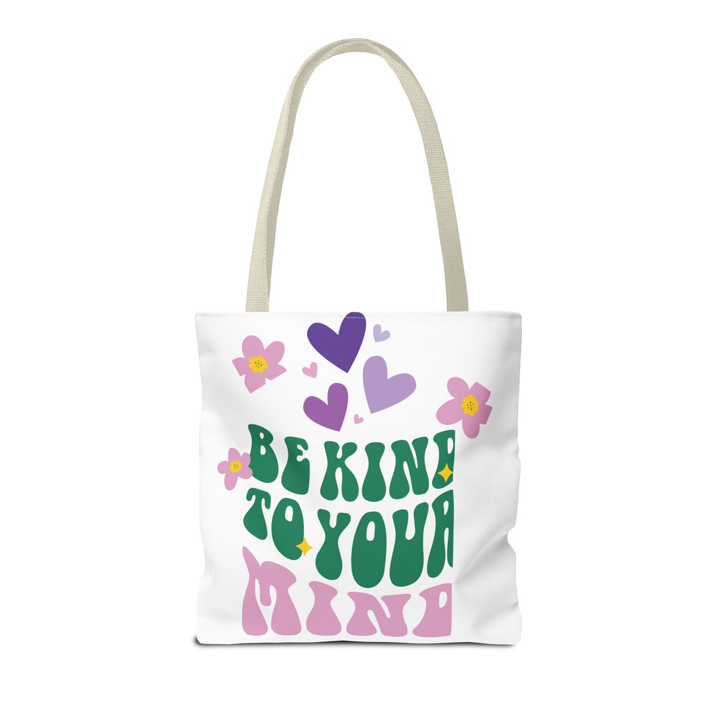 Be Kind To Your Mind Tote Bag, Mental Health Tote Bag, Motivational Gifts, Inspirational Tote Bag, Awareness Tote Bag